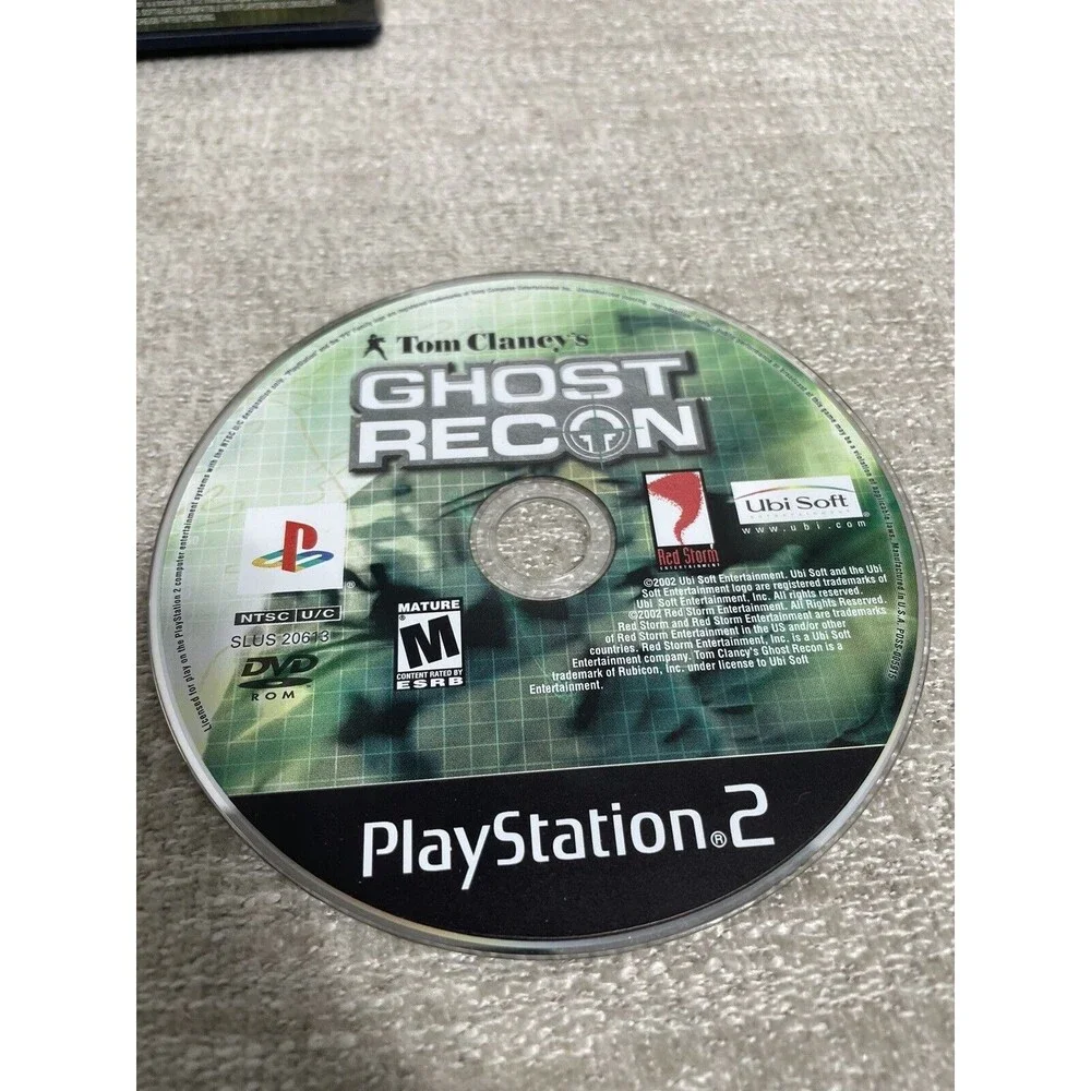 Tom Clancy's Ghost Recon (Sony PlayStation 2) PS2 CIB